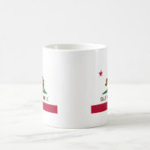 カリフォルニアの旗 コーヒーマグカップ (中央)