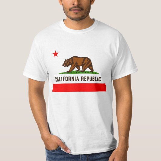 カリフォルニアの旗 Tシャツ (正面)