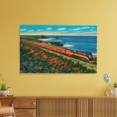 カリフォルニアの昼光特急 キャンバスプリント (インサイチュ (リビング))