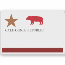 カリフォルニアの最初のクマ国旗（1846年） シール