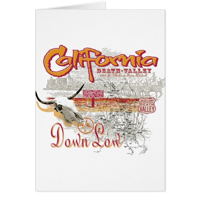 カリフォルニアの死の谷 (正面)