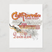 カリフォルニアの死の谷 ポストカード (正面)