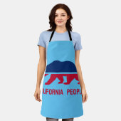 カリフォルニアの民 エプロン (着用した状態)