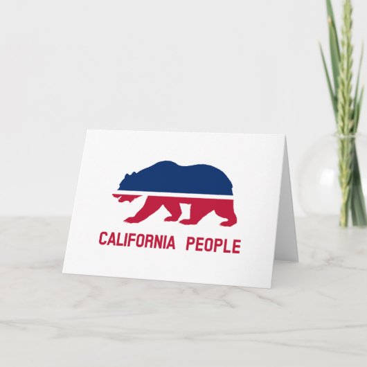 カリフォルニアの民 サンキューカード (正面)