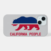 カリフォルニアの民 iPhone 15ケース (裏面横)