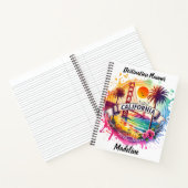 カリフォルニアの海岸の象徴的な鮮やか眺め ノートブック (内部)