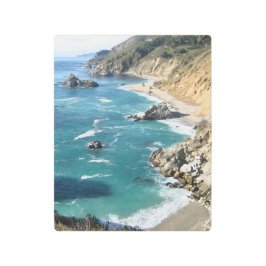 カリフォルニアの海岸線の美しい- メタルプリント