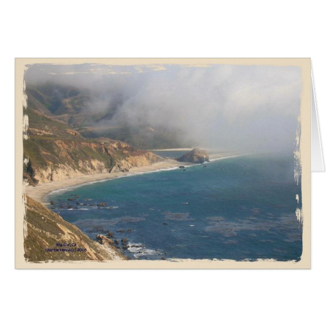 カリフォルニアの海岸線カードシリーズ(17) (正面横)