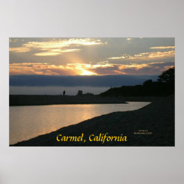 カリフォルニアの海岸線 – Carmel – ポスター