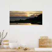 カリフォルニアの海岸線 – Carmel Sunset – ポスター (キッチン)
