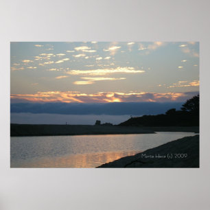 カリフォルニアの海岸線 – Carmel Sunset (2) – ポスター
