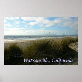 カリフォルニアの海岸線 – Watsonville – ポスター