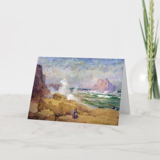 カリフォルニアの海岸 | ウィリアム・ヘンリー・ホームズ カード (正面)