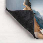 カリフォルニアの消防士としてのベア マウスパッド (コーナー)