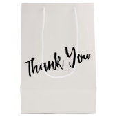 カリフォルニアの消防士に感謝 ミディアムペーパーバッグ (裏面)