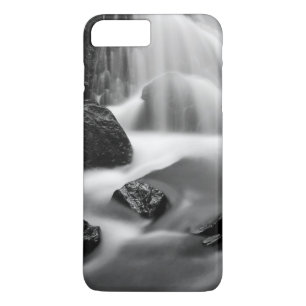 カリフォルニアの白黒滝 iPhone 8 PLUS/7 PLUSケース