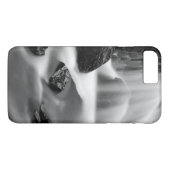 カリフォルニアの白黒滝 Case-Mate iPhoneケース (裏面(横))