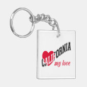 カリフォルニアの私の愛 キーホルダー (正面左)