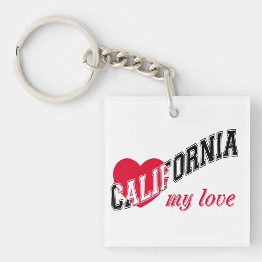 カリフォルニアの私の愛 キーホルダー (正面)