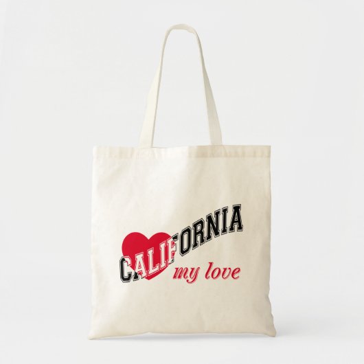 カリフォルニアの私の愛 トートバッグ (正面)