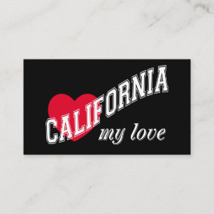 カリフォルニアの私の愛 名刺