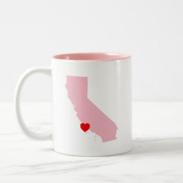 カリフォルニアの結婚式 ウェディング オーダーメイド ツートーンマグカップ