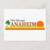 カリフォルニアの美しいアナハイムを訪れる ポストカード (正面)