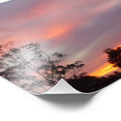 カリフォルニアの美しい夕日。 フォトプリント            (角)