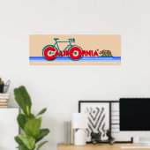 カリフォルニアの自転車の冒険 ポスター (ホームオフィス)