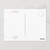 カリフォルニアの花たち: 海岸のデイジー ポストカード (裏面)