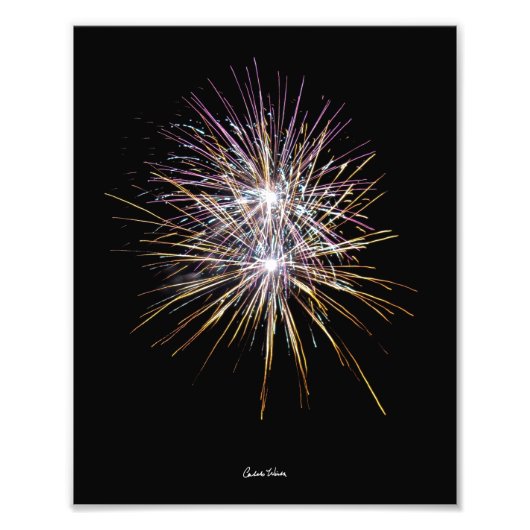 カリフォルニアの花火 フォトプリント            (正面)