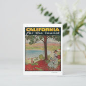 カリフォルニアの観光客ポスター ポストカード (スタンド正面)