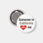 カリフォルニアの誰かが私を愛している マグネット (正面/裏面)