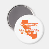 カリフォルニアの誰かが私を愛している マグネット (正面/裏面)