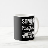 カリフォルニアの誰かが私を愛するCA旅行旅行 コーヒーマグカップ (正面右)