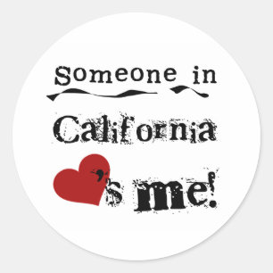 カリフォルニアの誰かは私を愛します ラウンドシール