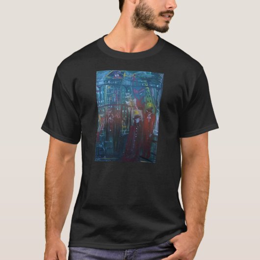 カリフォルニアの赤いコート Tシャツ (正面)