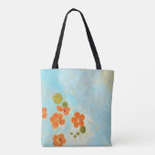 カリフォルニアの野原から幻想的なオレンジポピー トートバッグ (裏面)