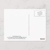 カリフォルニアの野生の花のポストカード ポストカード (裏面)