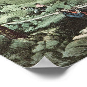 カリフォルニアの金鉱業, 1871 ポスター (角)