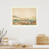 カリフォルニアの鉱山労働者がアラーストラを働く(0111A) ポスター (キッチン)