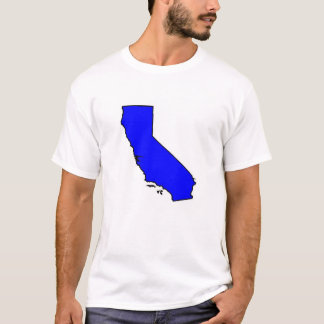カリフォルニアの青い州 Tシャツ