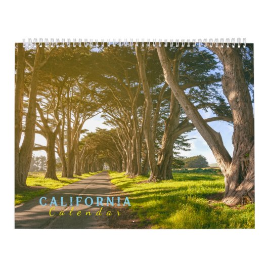 カリフォルニアの風景 カレンダー (カバー)