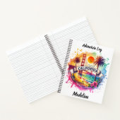 カリフォルニアの鮮やか海岸 ノートブック (内部)