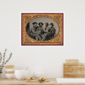 カリフォルニアの4人の鉱夫(40030) ポスター (キッチン)