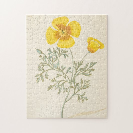 カリフォルニアのEschscholtzia ジグソーパズル (縦)