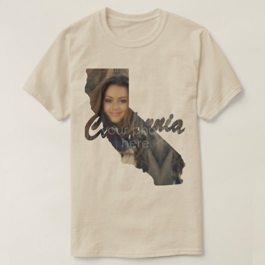 カリフォルニアのTシャツの写真州 Tシャツ (デザイン正面)