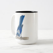 カリフォルニアはジェイをごしごし洗います ツートーンマグカップ (正面左)