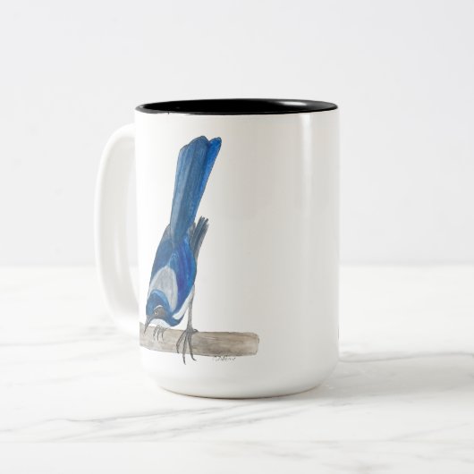 カリフォルニアはジェイをごしごし洗います ツートーンマグカップ (正面左)