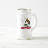 カリフォルニアはステインをパーティを楽しむ方法を知っています ビールジョッキ (正面右)